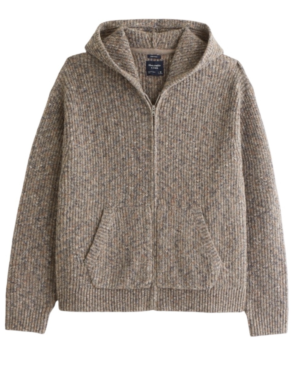 Abercrombie & Fitch‎ Full Zip Hooded Sweater, Size LARGE